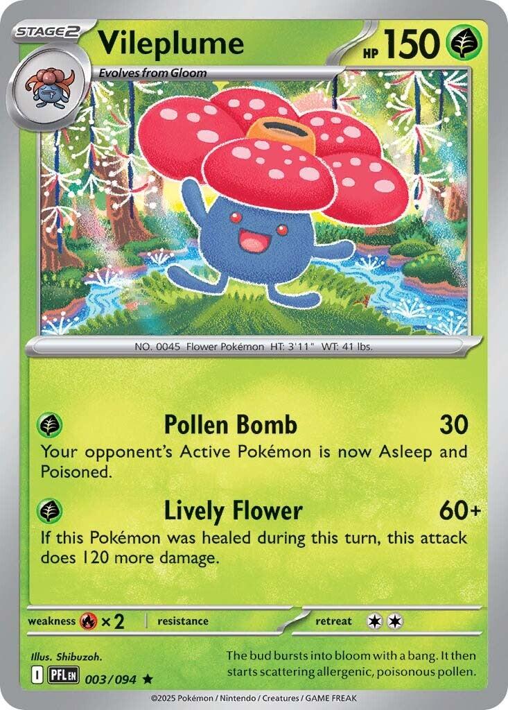 Vileplume (003/094) [Mega Evolution: Phantasmal Flames]