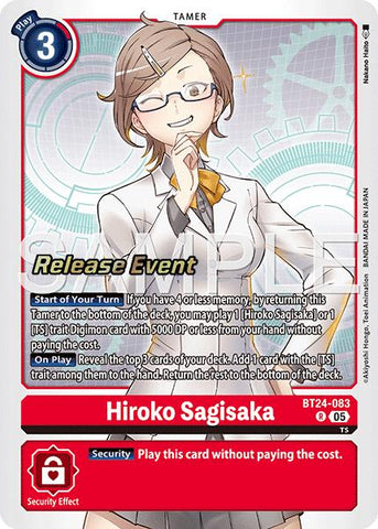 Hiroko Sagisaka [BT24-083] [Time Stranger Release Events Cards]