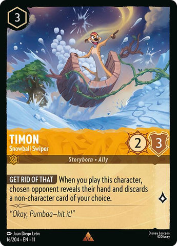 Timon - Snowball Swiper (16/204) [Winterspell]