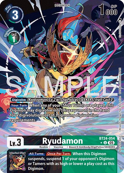 Ryudamon [BT24-054] (Alternate Art) [Time Stranger]