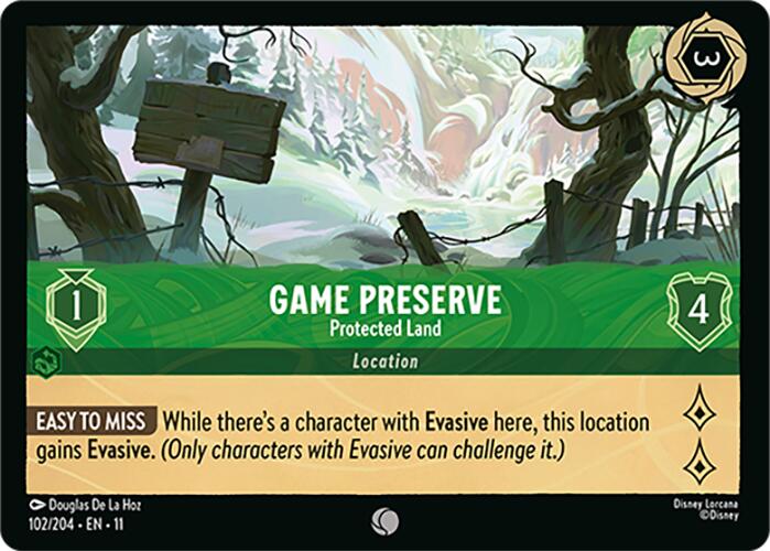 Game Preserve - Protected Land (102/204) [Winterspell]