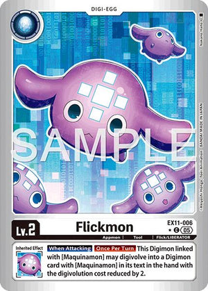 Flickmon [EX-11-006] (Limited Foil) [Dawn of Liberator]