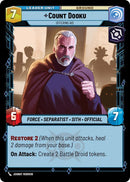 Count Dooku - Offering Aid (1/84) (1/84) [Twin Suns]