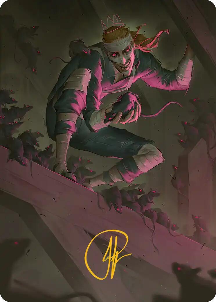 Rat King, the Chaosbringer Art Card (Gold-Stamped Signature) [Teenage Mutant Ninja Turtles Art Series]