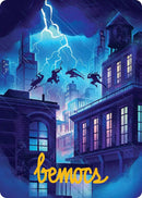 Island Art Card (37/54) (Gold-Stamped Signature) [Teenage Mutant Ninja Turtles Art Series]