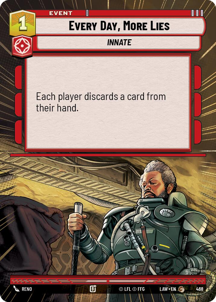 Every Day, More Lies (468) (Hyperspace) (468) [A Lawless Time]