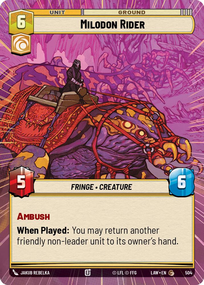 Milodon Rider (504) (Hyperspace) (504) [A Lawless Time]