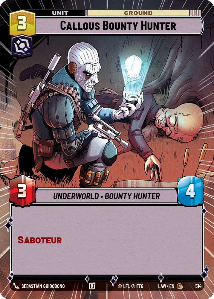 Callous Bounty Hunter (514) (Hyperspace) (514) [A Lawless Time]