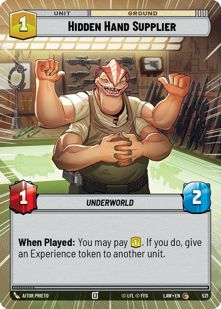 Hidden Hand Supplier (521) (Hyperspace) (521) [A Lawless Time]