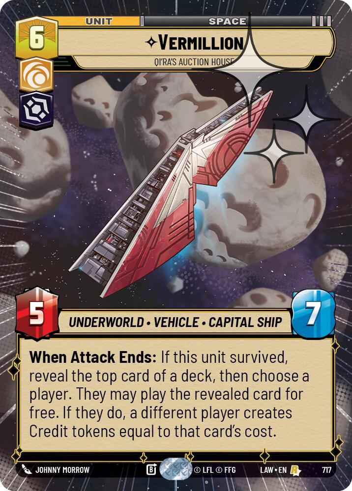 Vermillion - Qi'Ra's Auction House (479) (Hyperspace Foil) (479) [A Lawless Time]