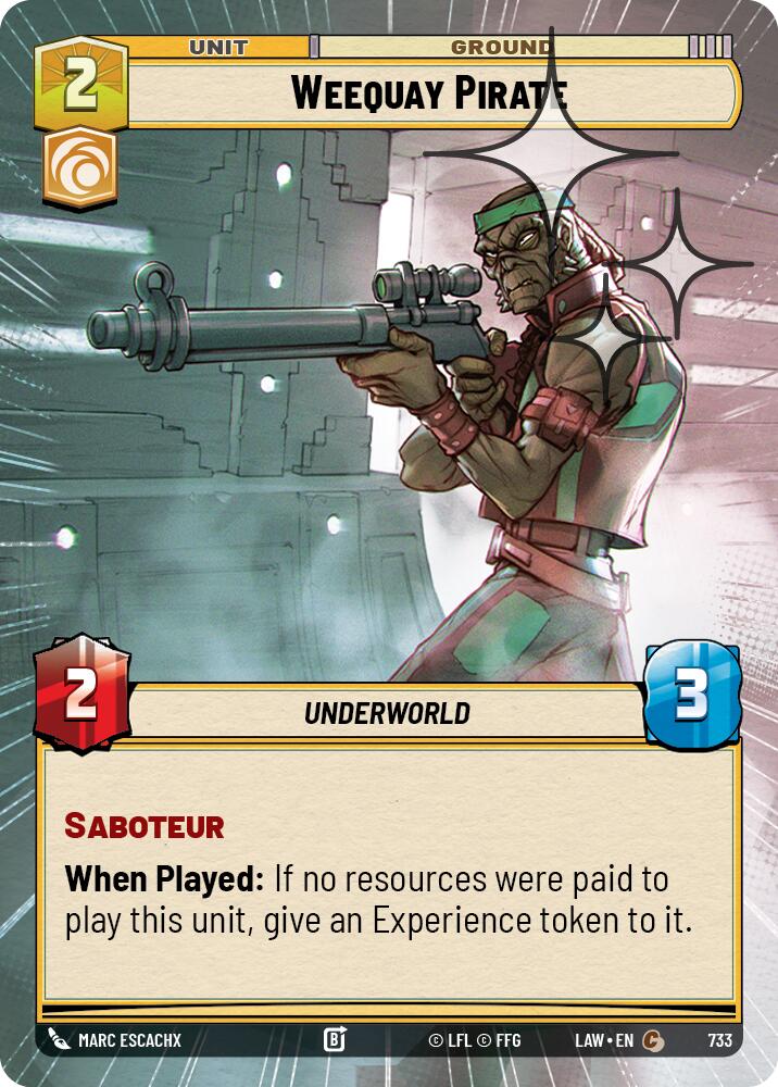 Weequay Pirate (495) (Hyperspace Foil) (495) [A Lawless Time]