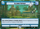 Alliance Outpost (529) (Hyperspace Foil) (529) [A Lawless Time]