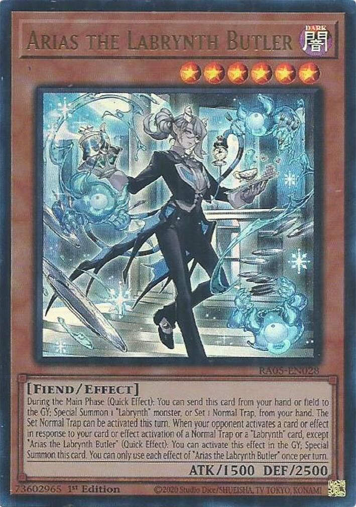 Arias the Labrynth Butler (Ultra Rare) [RA05-EN028] Ultra Rare