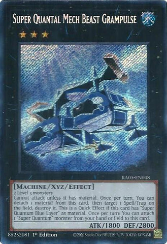 Super Quantal Mech Beast Grampulse (Secret Rare) [RA05-EN048] Secret Rare