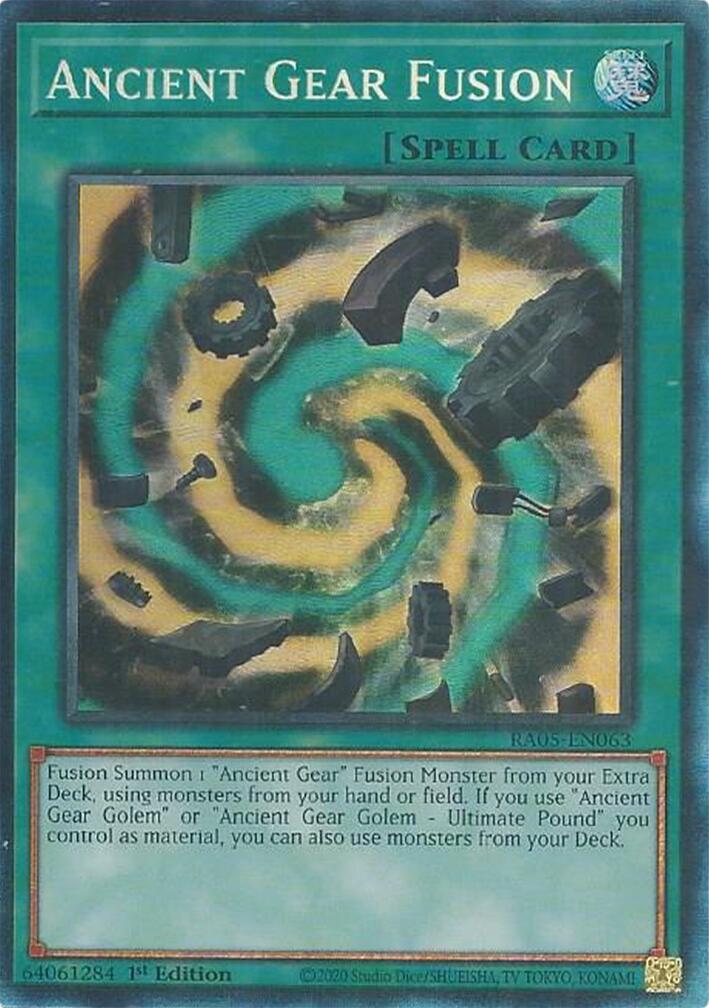 Ancient Gear Fusion (Collector's Rare) [RA05-EN063] Collector's Rare