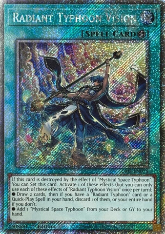 Radiant Typhoon Vision (Platinum Secret Rare) [RA05-EN075] Platinum Secret Rare