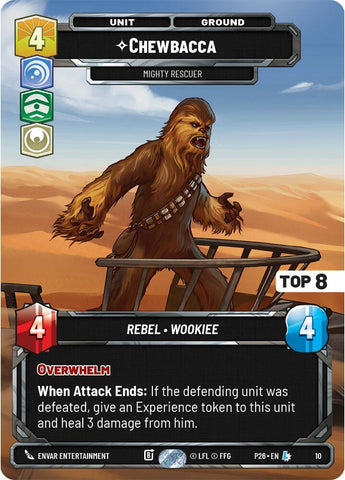 Chewbacca - Mighty Rescuer (10) (Top 8) (10) [Organized Play Promos]