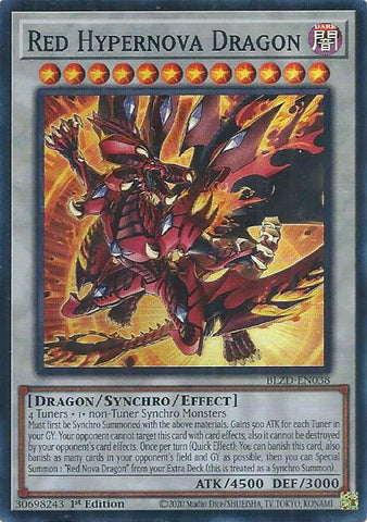 Red Hypernova Dragon [BLZD-EN038] Super Rare