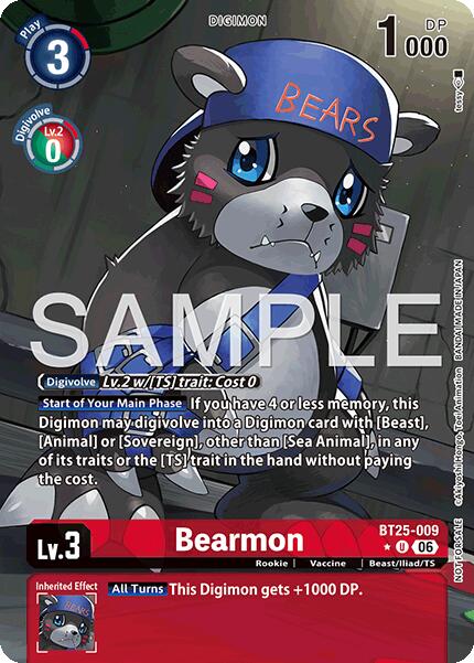 Bearmon [BT25-009] (Full Art) [Dual Revolution]