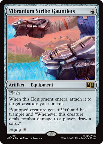 Vibranium Strike Gauntlets (Surge Foil) [Marvel Super Heroes Commander]