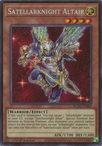 Satellarknight Altair [BLGG-EN060] Secret Rare