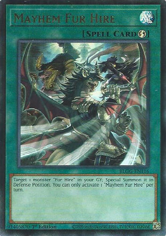 Mayhem Fur Hire [BLGG-EN116] Ultra Rare
