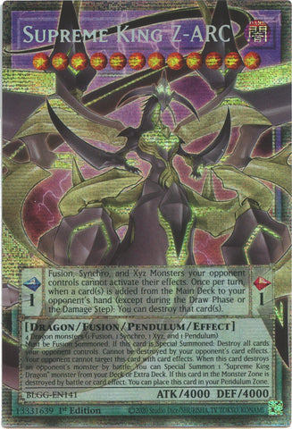 Supreme King Z-ARC (Starlight Rare) [BLGG-EN141] Starlight Rare
