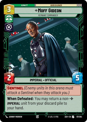 Moff Gideon - Remnant Commander (97/264) (97/264) [Ashes of the Empire]