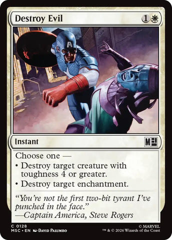 Destroy Evil (Surge Foil) [Marvel Super Heroes Commander]