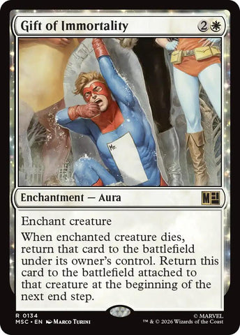 Gift of Immortality (Surge Foil) [Marvel Super Heroes Commander]