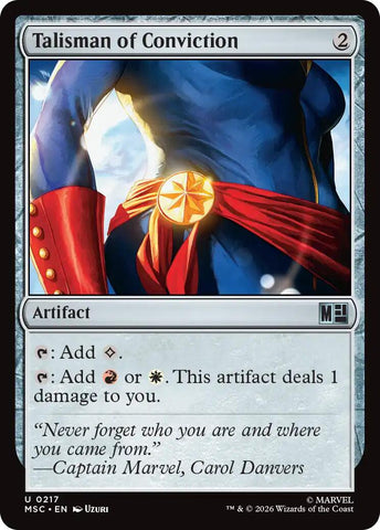 Talisman of Conviction (Surge Foil) [Marvel Super Heroes Commander]