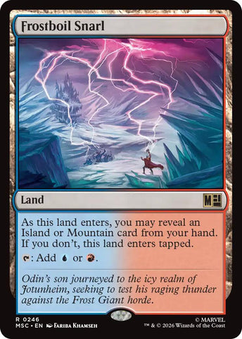 Frostboil Snarl (Surge Foil) [Marvel Super Heroes Commander]