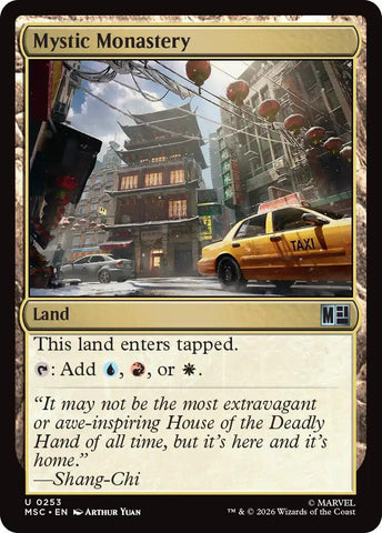 Mystic Monastery (Surge Foil) [Marvel Super Heroes Commander]