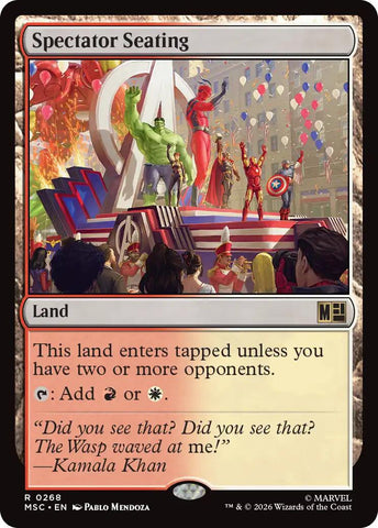 Spectator Seating (Surge Foil) [Marvel Super Heroes Commander]