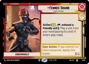Fennec Shand - Ready for War (2/264) (2/264) [Ashes of the Empire]