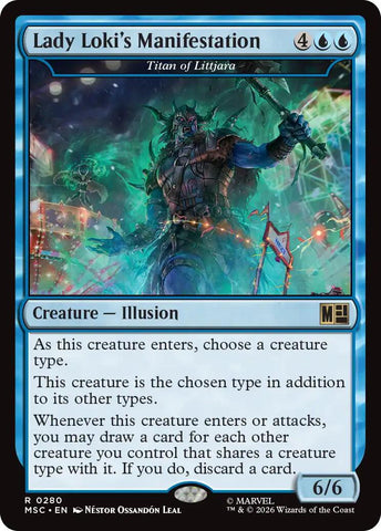 Lady Loki's Manifestation - Titan of Littjara (Surge Foil) [Marvel Super Heroes Commander]