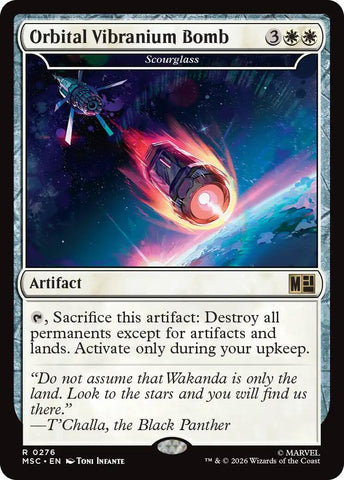 Orbital Vibranium Bomb - Scourglass (Surge Foil) [Marvel Super Heroes Commander]