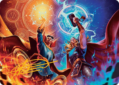 We Say Thee Nay! Art Card (Gold-Stamped Signature) [Marvel Super Heroes Art Series]
