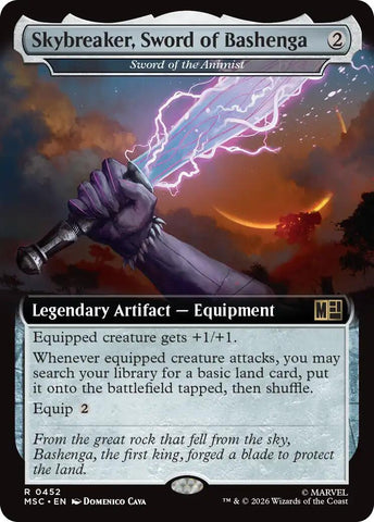 Skybreaker, Sword of Bashenga - Sword of the Animist (Extended Art) [Marvel Super Heroes Commander]