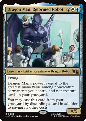 Dragon Man, Reformed Robot (Surge Foil) [Marvel Super Heroes Commander]