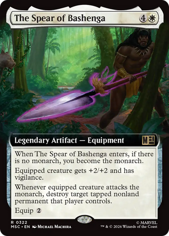 The Spear of Bashenga (Extended Art) [Marvel Super Heroes Commander]