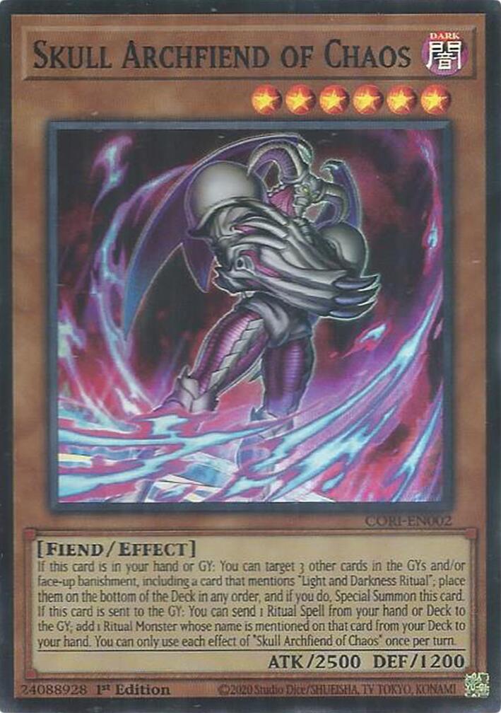 Skull Archfiend of Chaos [CORI-EN002] Super Rare
