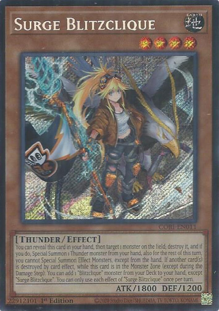 Surge Blitzclique [CORI-EN011] Secret Rare