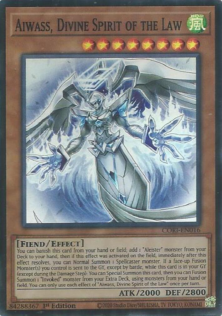 Aiwass, Divine Spirit of the Law [CORI-EN016] Super Rare