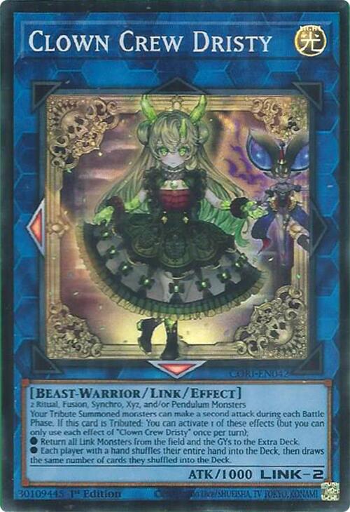 Clown Crew Dristy [CORI-EN042] Super Rare