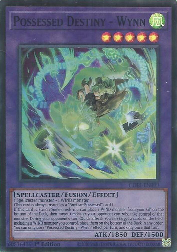 Possessed Destiny - Wynn [CORI-EN099] Super Rare