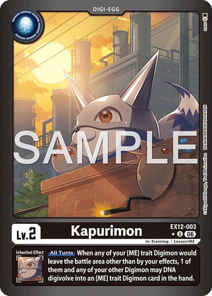 Kapurimon [EX12-003] (Limited Foil) [Digital World Shambala]