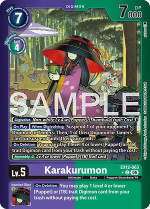 Karakurumon [EX12-063] (Limited Foil) [Digital World Shambala]