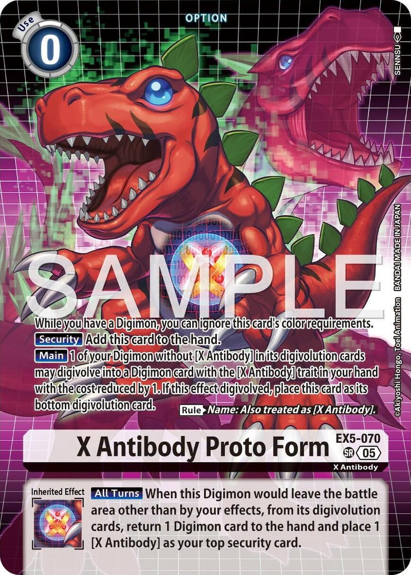 X Antibody Proto Form [EX5-070] (Tamer's Selection Box Ver. X Antibody) [Promotional Cards]