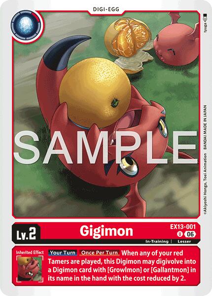 Gigimon [EX13-001] [Chivalrous XIII]